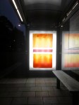 (Orange, Red, Yellow), ink-jet print on transparent paper, 185x105cm, 2012