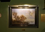 The van Ruysdael Painting, oil on canvas (Reproduction, made in China), frame, 78x104cm. 2012