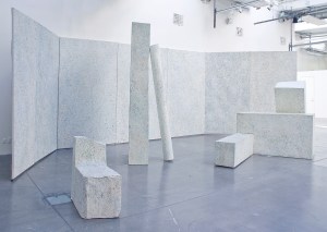 (Overview) MDF, glue, Acrylic on canvas mounted on wood stretcher & cellplast, clear coat, various sizes, 2014